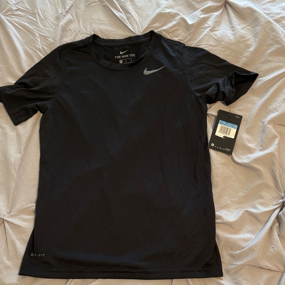Nike Youth Boys Black Dri-FIT Tee